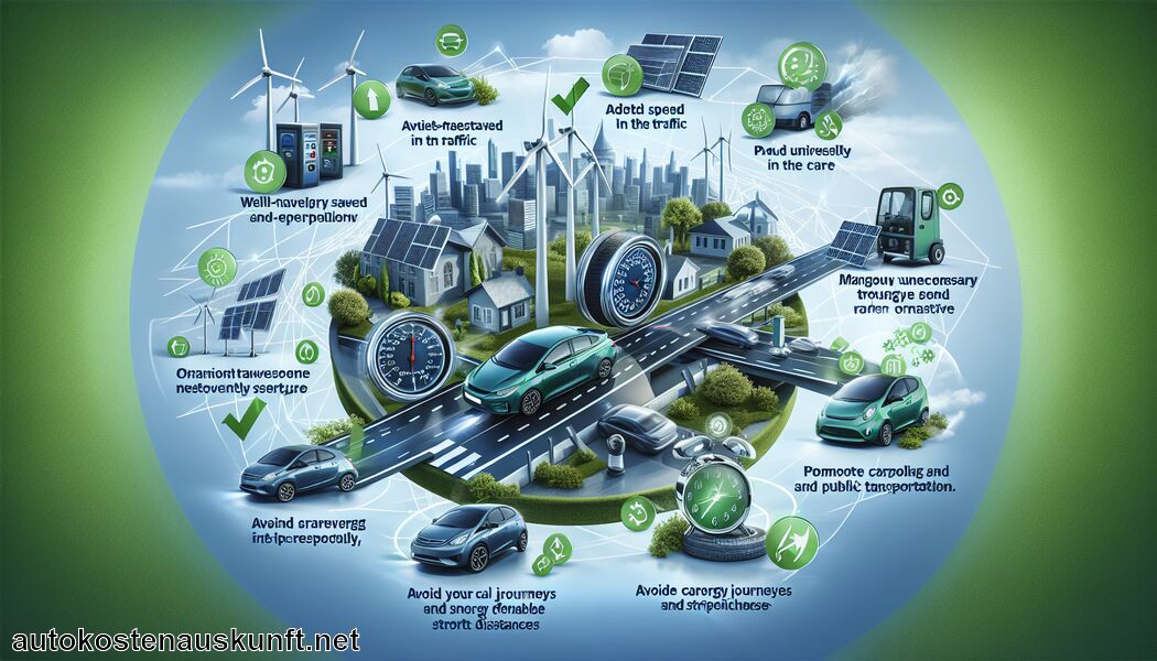 Planung der Fahrtrouten im Voraus   - Was ist eine Voraussetzung für umweltschonendes und energiesparendes Fahren