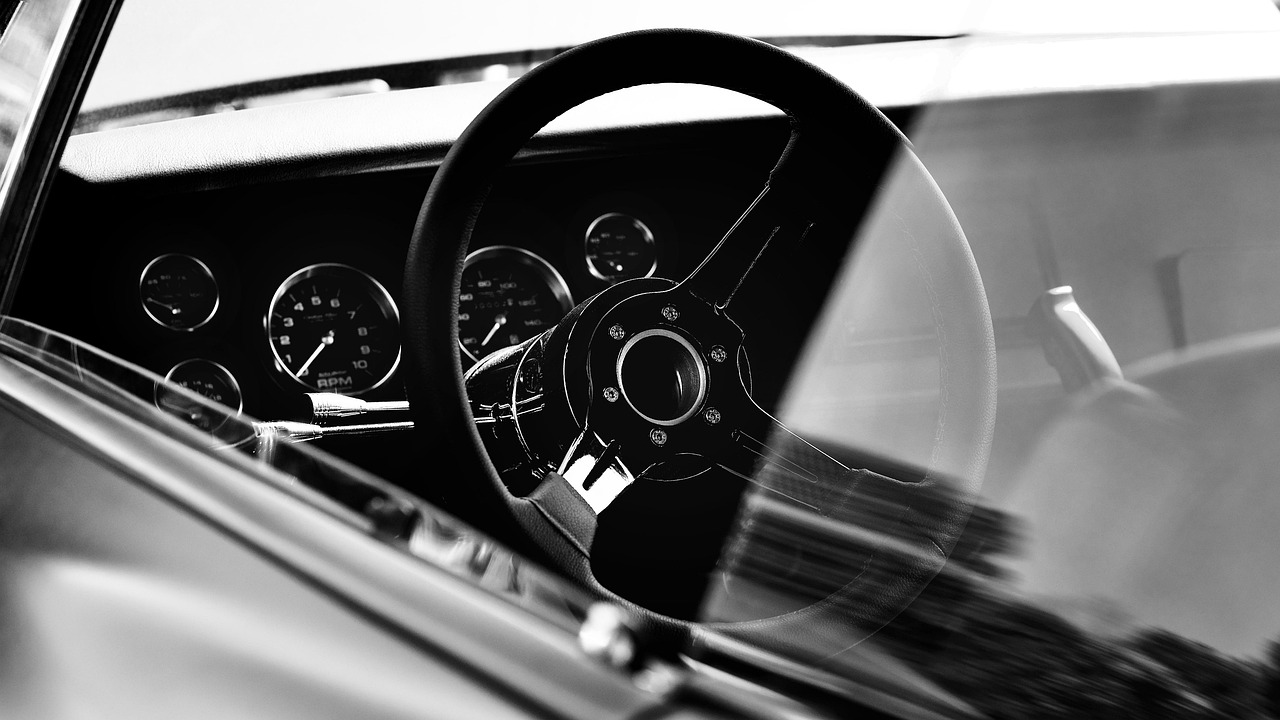 car, vehicle, steering wheel, car interior, dashboard, transportation, motor vehicle, automobile, car wallpapers, monochrome, retro, vintage car, metal, wheels, motor, luxury vehicle, sports car, black and white, car, car, car, car, car, vehicle, vehicle, car interior, monochrome